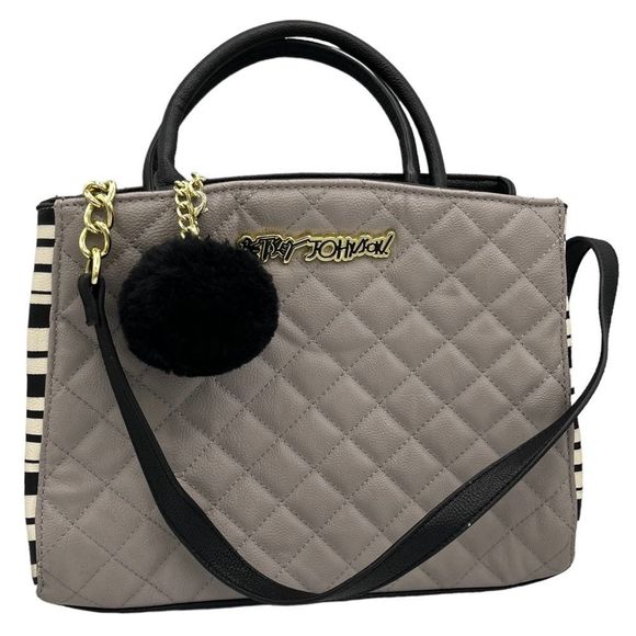 Betsey Johnson Handbags - Betsey Johnson Quilted Faux Leather Bag
